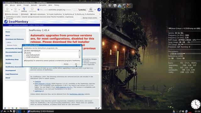 4MLinux 30.1 - Stworzona przez Polaka lekka dystrybucja Linuksa - warto posłuchać i zobaczyć