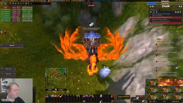 WoW Multiboxing 238 - 8 Jäger auf dem Weg nach WoD - LevelUp