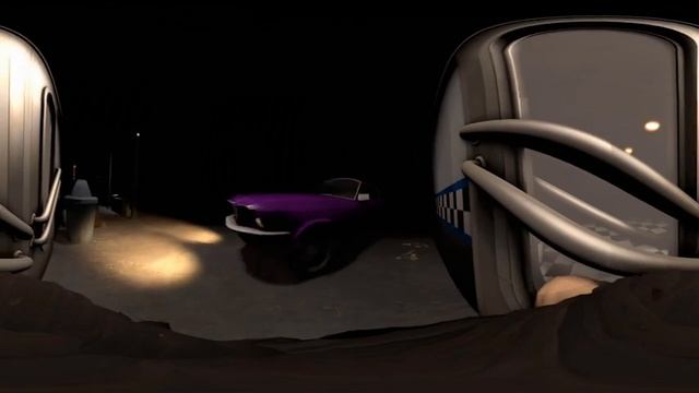 360°| Death of Charlie - FNAF 2 Murder of Purple Guy Minigame