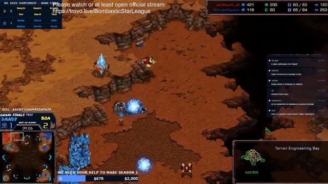 24.04.22.  StarCraft: Remastered. BSL race wars finals! PvT madness