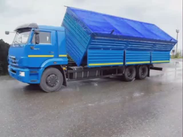 КамАЗ-65117 Самосвал-зерновоз из бортовых панелей / dump truck grain carrier