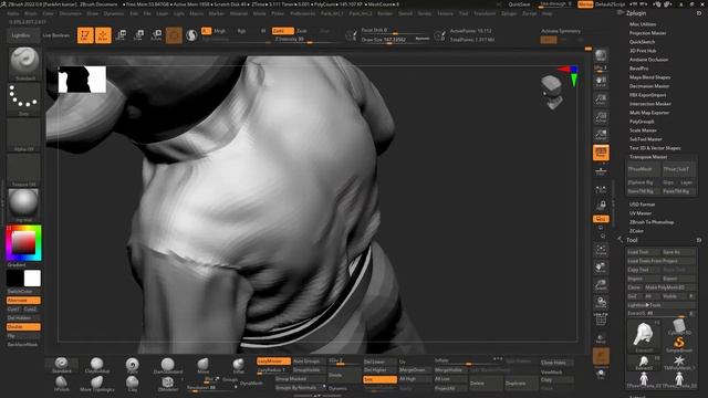 How to SCULPT CLOTH EASILY in Zbrush!