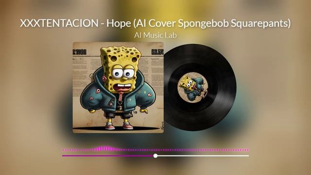 XXXTENTACION - Hope (AI Cover Spongebob Squarepants) #cover