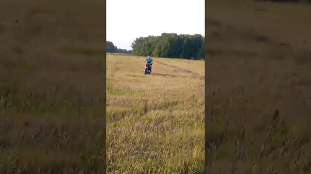 Покатушки на мотоцикле ИЖ мотоблок!!! 6,5 л/с