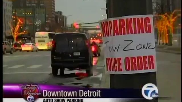 Auto show parking