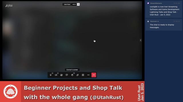 Lightning Talks and Shop Talk - Utah Rust - Jan 5, 2022