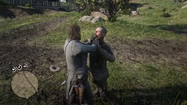 Red Dead Redemption 2 - устраеваем драки без розыска!!! (неудачно)