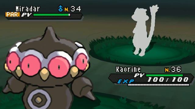Pokémon Black Version 2 (French) - Catching Watchog (Hidden Grotto)