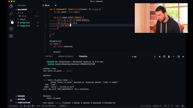 Hello Rust! 5 - Coding Challenge Into trait pattern matching stack