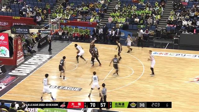 【 ハイライト 】2023/1/8 Levanga Hokkaido vs Osaka Evessa【 レバンガ北海道 】