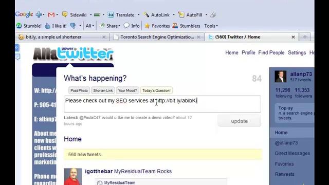 using URL shortener like bit.ly.mp4 for Twitter Optimization