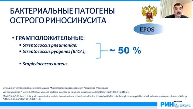 РИНОшкола: Современные аспекты лечения больных с острым и хроническим синуситом