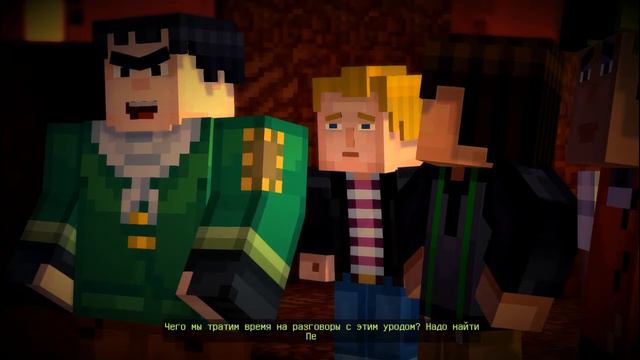 Прохождение Minecraft Story Mode #4 Баг (Мартин не бомби)