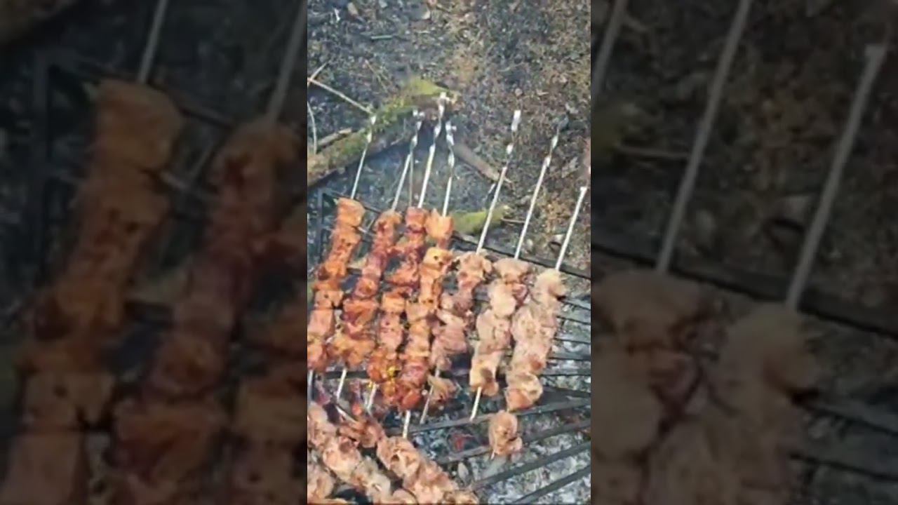 Интерактивный шашлык на камеру