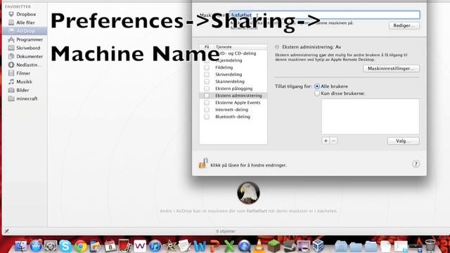 Change Airdrop Name (Mac)