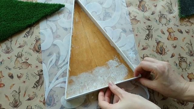 DIY? Простая идея создания ёлочек с помощью деревянных линеек своими руками ? Новогодний декор
