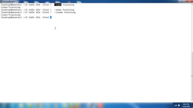 07 Finding files and directories in HDFS