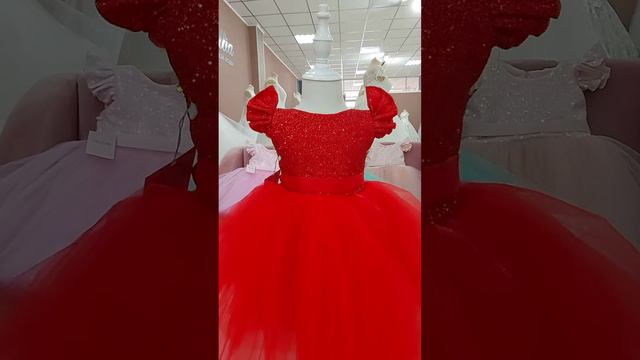 Платье детское "Мария 26" красный