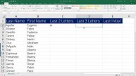 Excel - Text Function Right