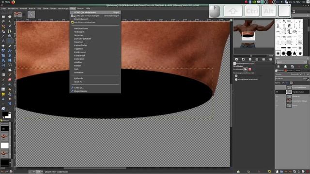 Gimp 2.9 - Cyborg Fantasy Tutorial