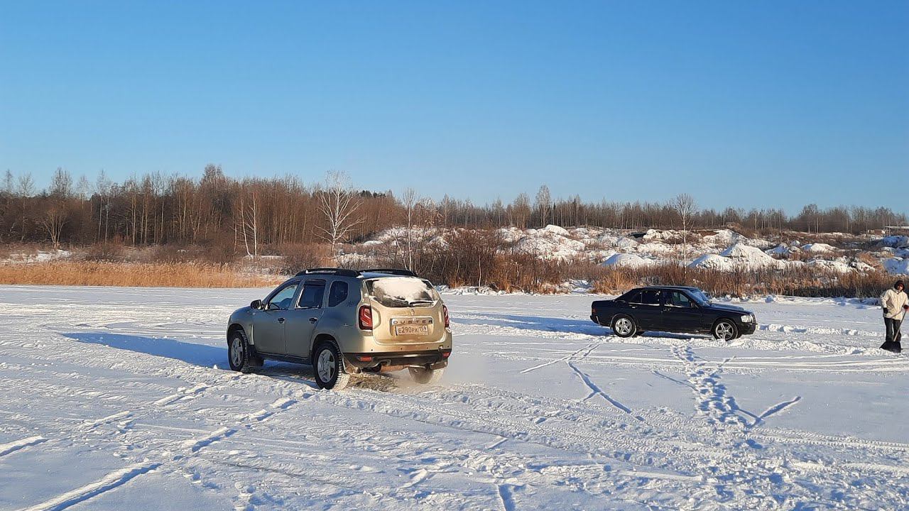 По Лысьвенскому пруду зимой на автомобиле. 19.12.2020 г.