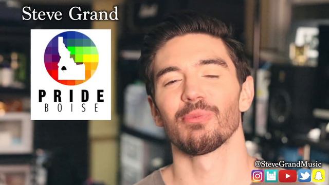 Boise PrideFest - Jun 15 - Steve Grand Performing