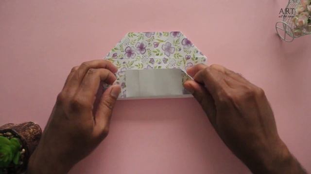 Origami Tulip Box  Easy Origami  Paper Folding