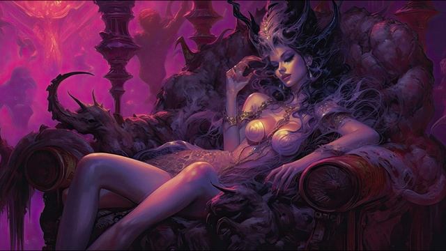 DAEMONETTES of Slaanesh  Midjourney AI Art Ultra HD 4K  Warhammer 40K Chaos Gods Daemons Lookboo