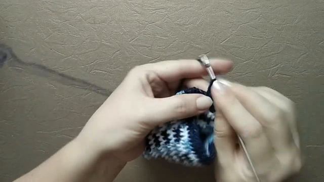Жаккардовые мужские носки крючком /How crochet socks