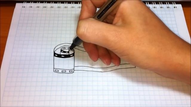 Простые рисунки 234 Кинопленка 