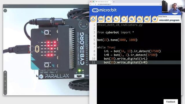 cyber:bot with Python and micro:bit Educators Workshop Part 3 of 3 (September 23, 2022)