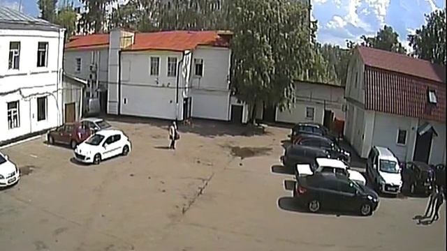Аналоговая цветная камера ActiveCam AC-A233IR3. Пример дневной записи