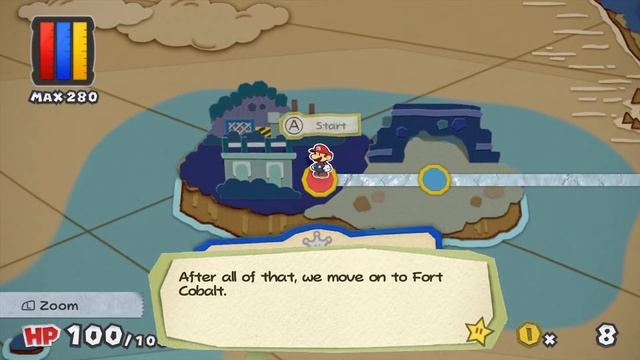 Can you beat Paper Mario Color Splash without paint?
