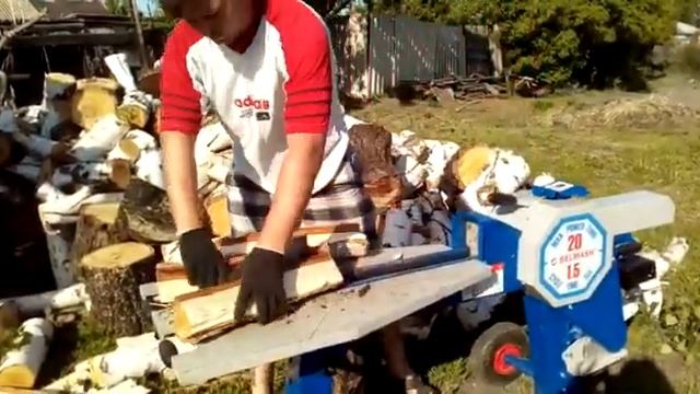Дровокол Белмаш (Belmash) Видео Отзыв от Клиента Masterok.kz