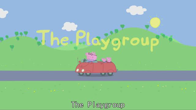 Peppa Pig S1 06 The Playgroup английский с субтитрами