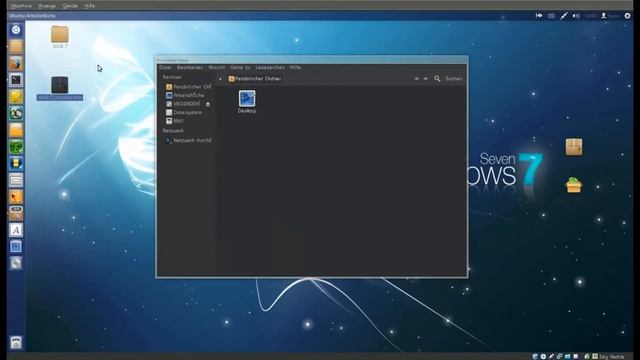 Ubuntu mit Windows 7 Thema