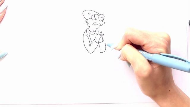 Draw Brilliant yet Eccentric Scientist Hubert J. Farnsworth – Unlock Your Creative Potential