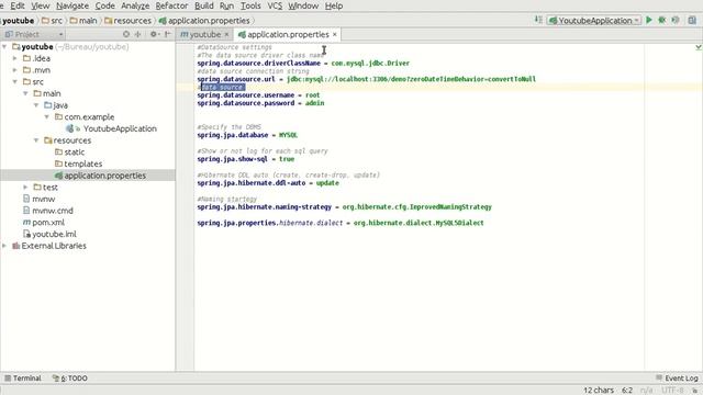Creating Spring Boot application generated using Spring Starter