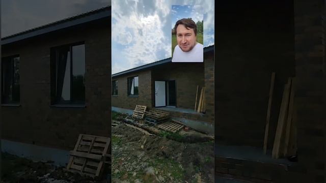 строим дом из кирпича 117 м2 баварская кладка