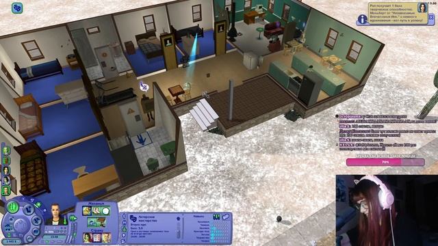 [2] СТРИМ Прохождение The Sims 2 Студенты из Китежграда (Летсплей в мегахуде)