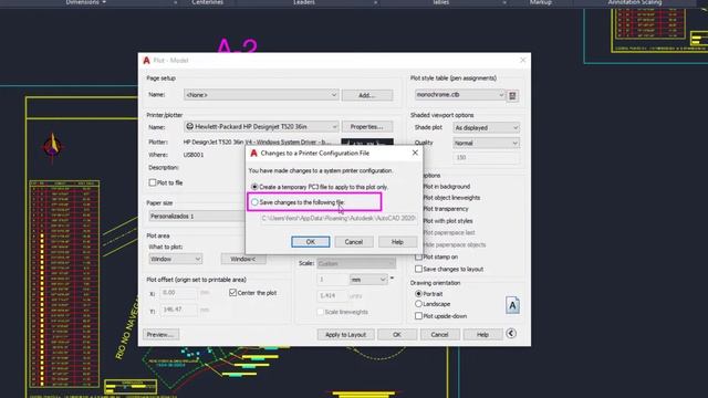 IMPRIMIR DESDE AUTOCAD PLOTTER HP
