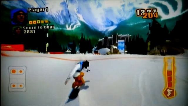 Wii Shaun White Snowboarding: Road Trip G5, Tricks On Canada, 2P Hotseat Mode Demonstration 2-3.