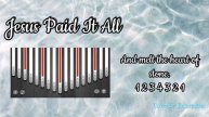 Jesus Paid It All- Kalimba Cover with Lyrics and EASY Tabs