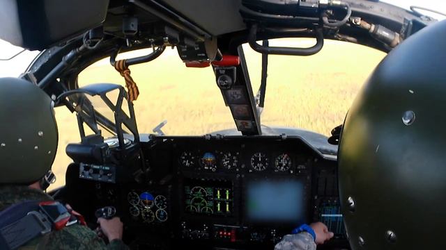 Ка 52  армейской авиации ВКС успешно поразила подразделения ВСУ в зоне проведения СВО