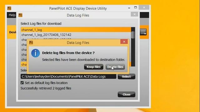 How to Download Data from EL SGD 43 and 70 ATP