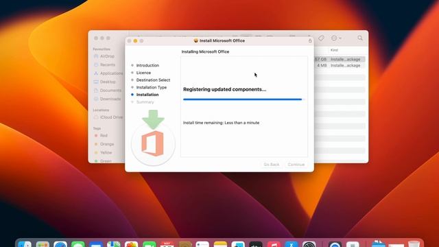 how to install office on macbook
