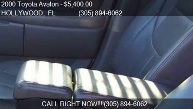 2000 Toyota Avalon XL 4dr Sedan for sale in HOLLYWOOD, FL 33