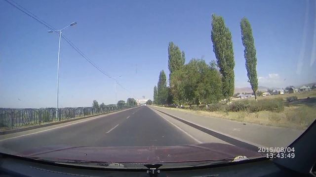 Автодорога Шымкент - Бишкек Казахстан ч.24 Тараз