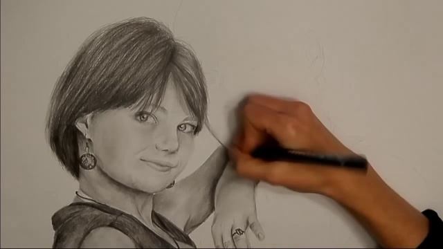 Portrait drawing by Olga Onofrichuk (Портрет)