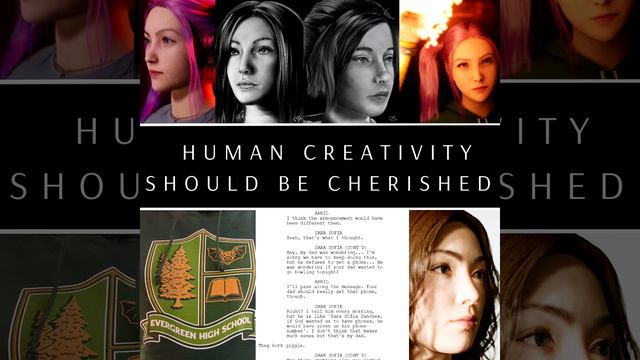 Human Creativity Should Be Cherished - Voice Acting Samples (Text Me Back)